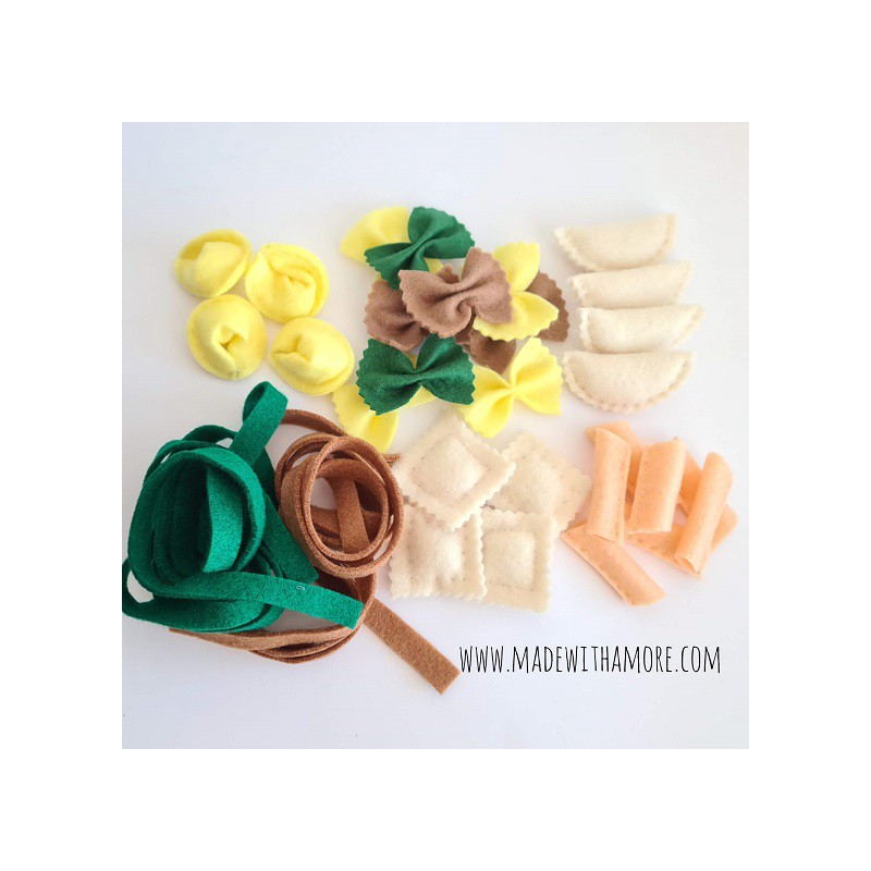 Felt Play food - Set 04