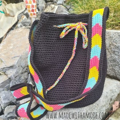 Tasche Boho Schwarz - Small