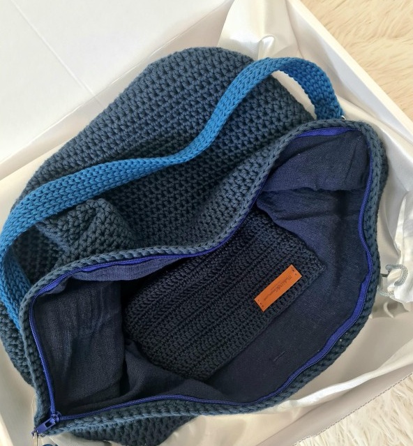 Tasche Mira Dunkel Blau – Bild 4