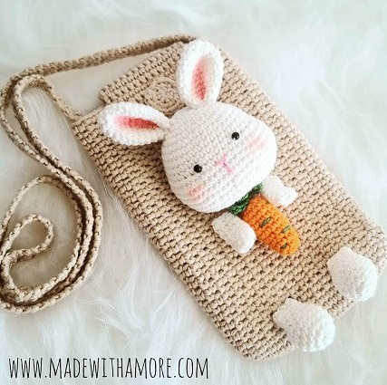 Minitasche mit Hase 01 – Bild 2