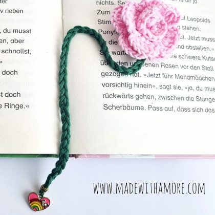 Lesezeichen Rose 05