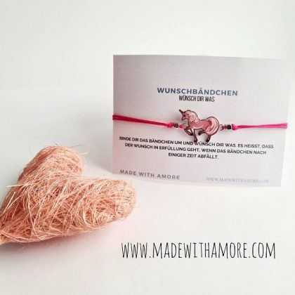 Wunschbändchen mit Schiebeknoten 50