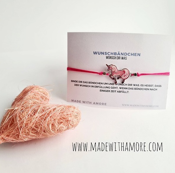 Wunschbändchen mit Schiebeknoten 50