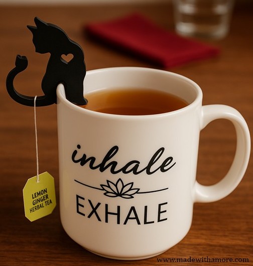 Teebeutelhalter Katze