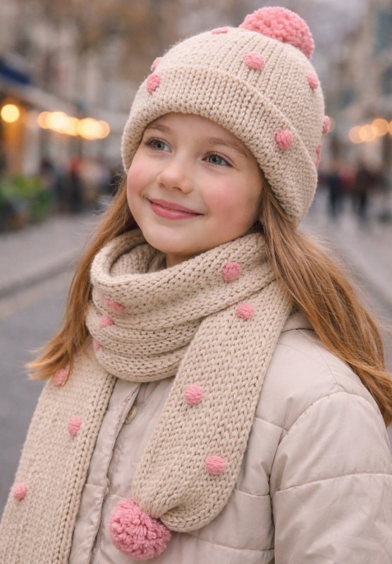 Set aus Mütze und Schal (7–13 Jahre) – Bild 2