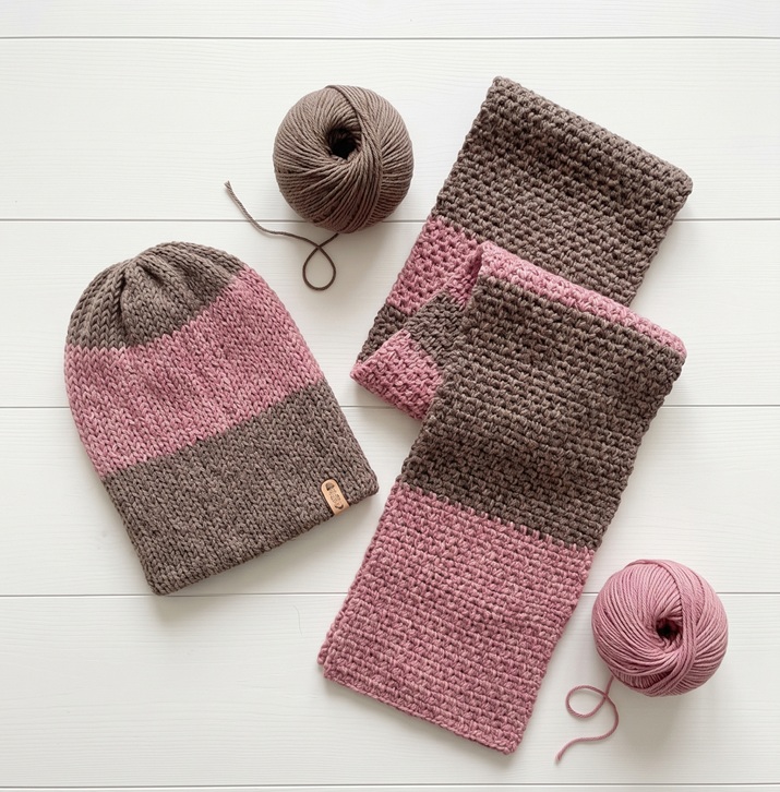 Mützen- & Schal-Set –Jugendliche & Erwachsene 01 - Image 2